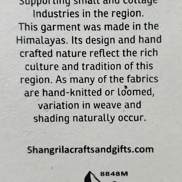 Wool hand knitted Sweater Jacket, Fleece lined, Unisex - Picture 11 of 11